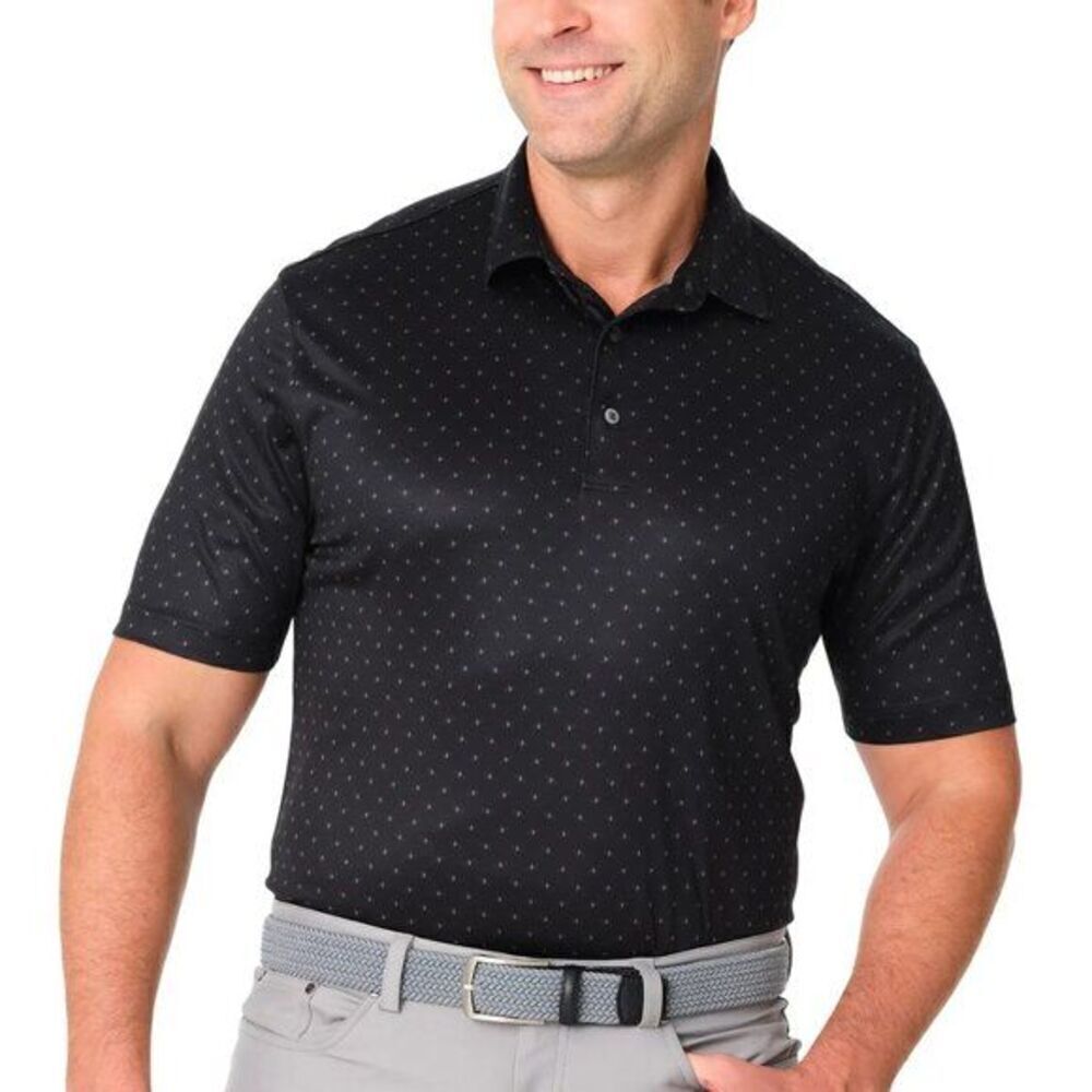 Greg Norman Men's ML75 Polo Black Size Small New with Tags‎
